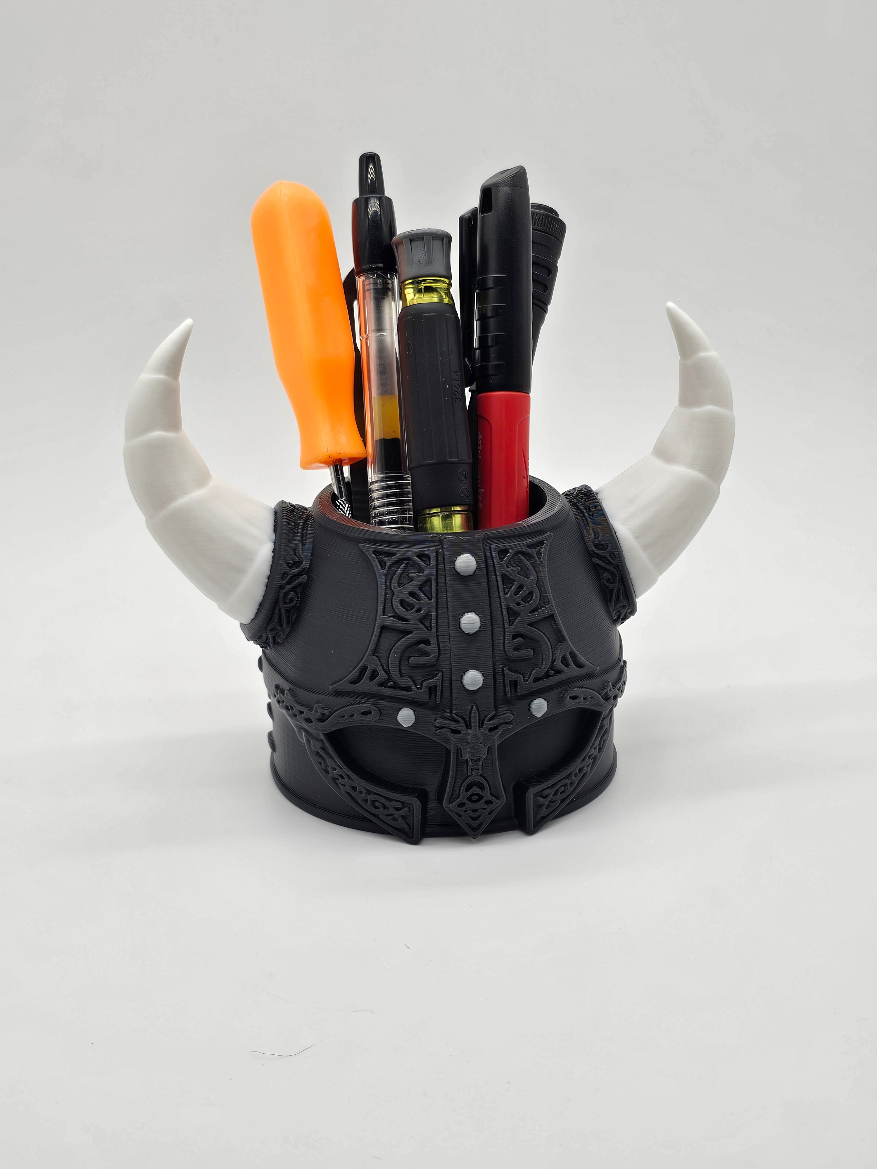 Viking Helmet Planter Pot