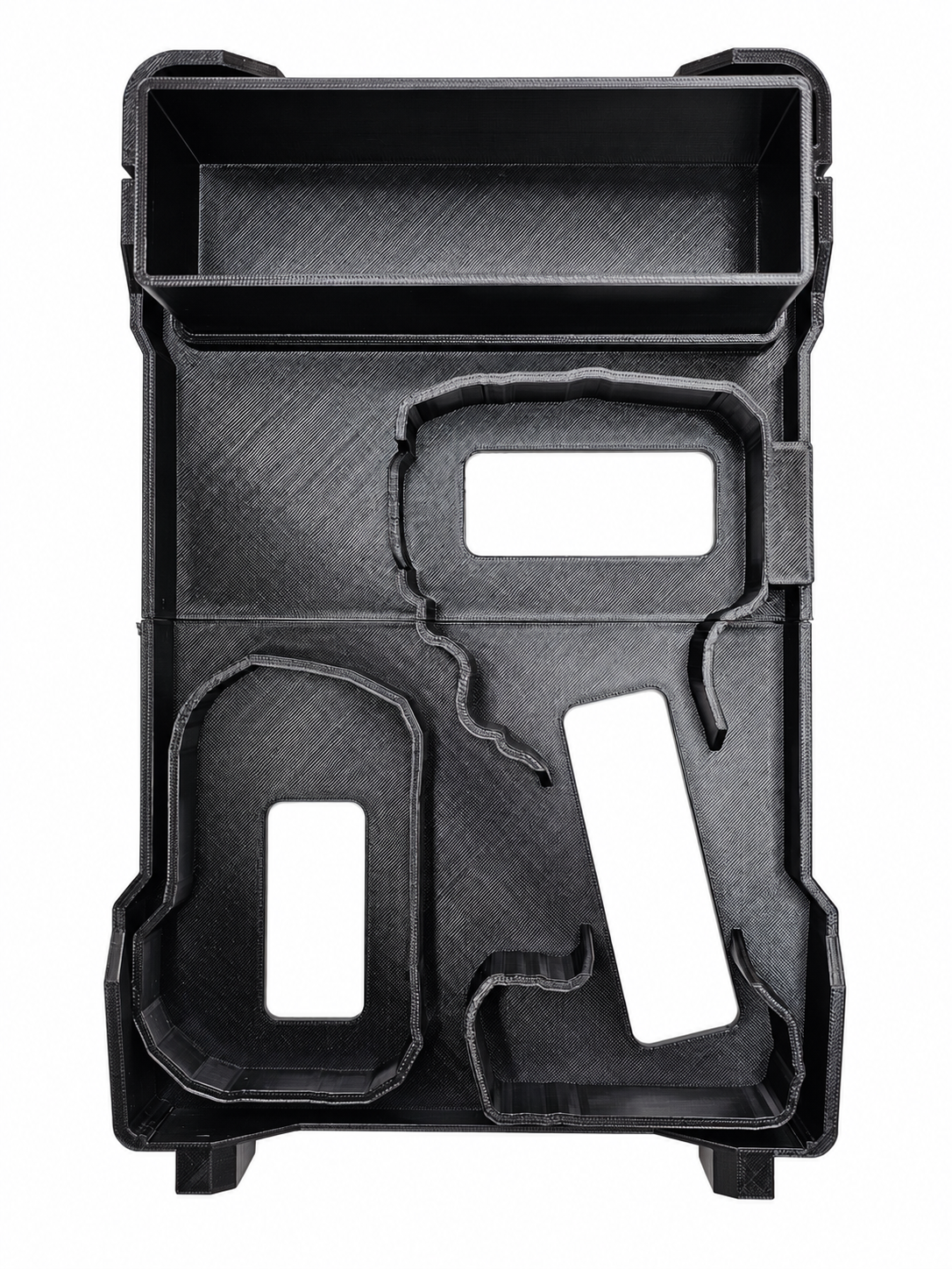 Milwaukee M18 FUEL Impact Driver Organizer Insert, Battery Storage, AirTag Pocket (3D Printed)