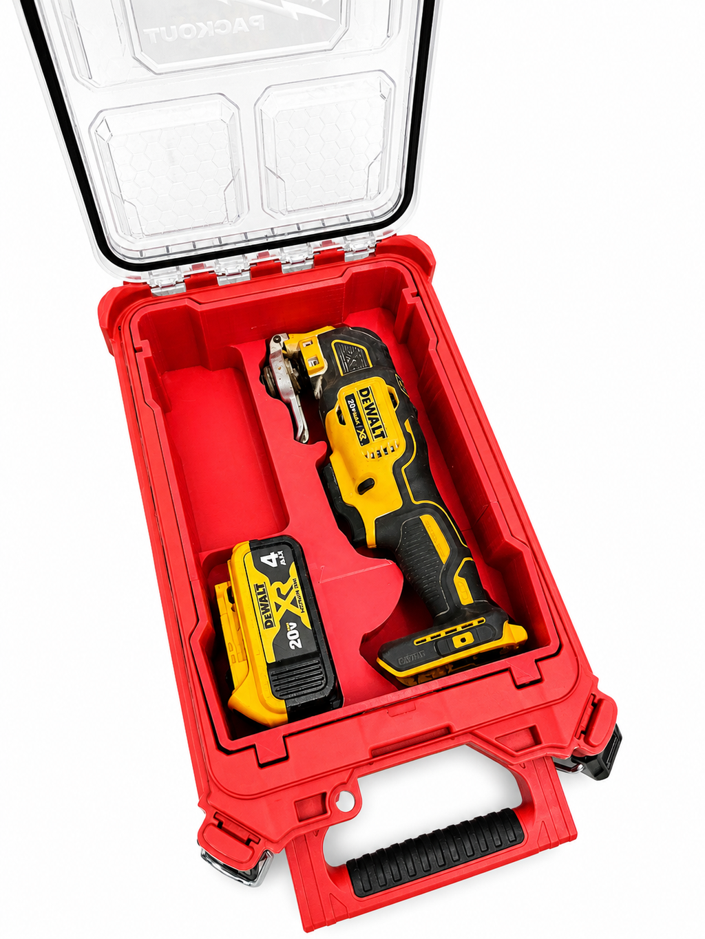 Multi-tool Packout Insert - 3D Printed - Fits DeWalt multi-tool