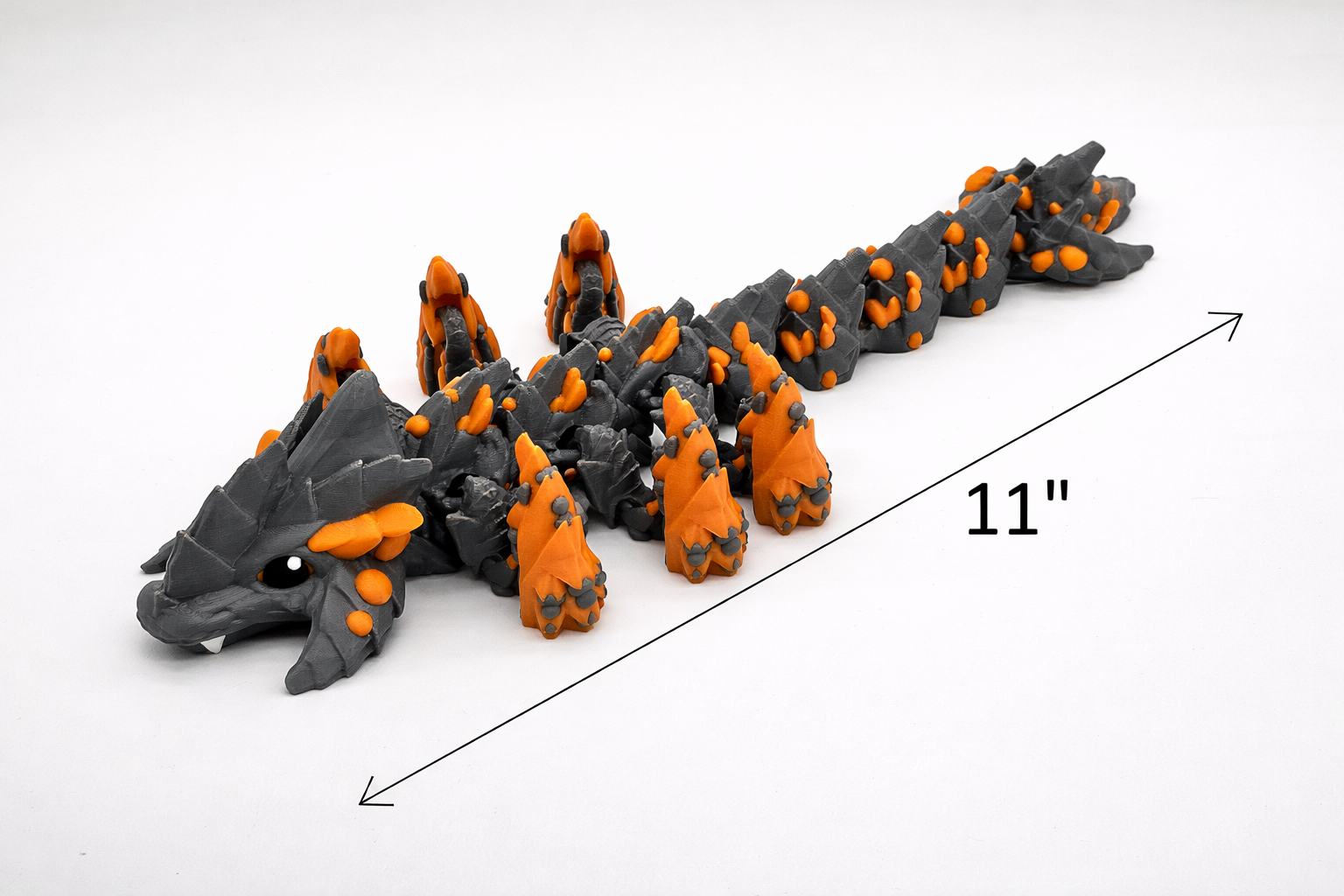 3D Printed Articulating Dun Striker Dragon