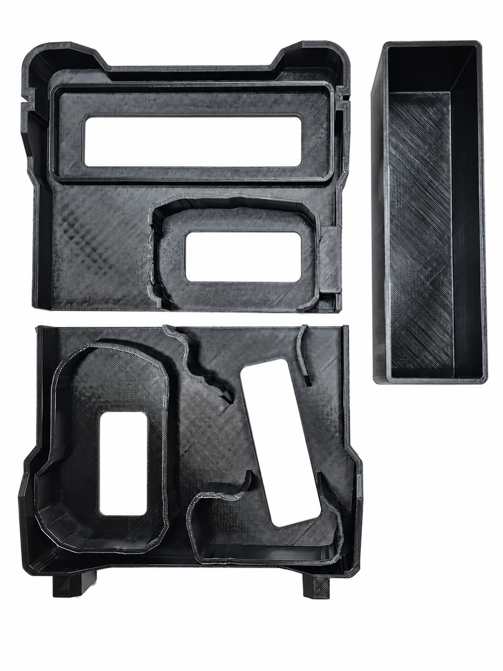 Milwaukee M18 FUEL Impact Driver Organizer Insert, Battery Storage, AirTag Pocket (3D Printed)
