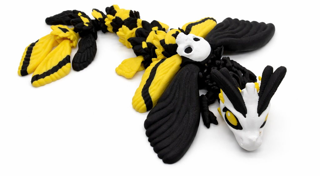 3D Printed Death's head Moth Dragon